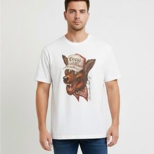 Coors Light Beerwolf Graphic T-Shirt Mens White - Large Runs Big/XL